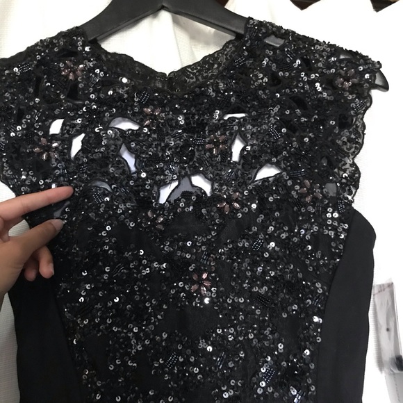 French Connection Black Sequin Dress - Picture 4 of 12